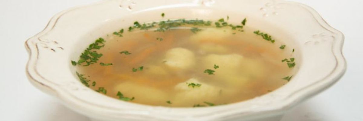 Рецепт Супа с манными клецками