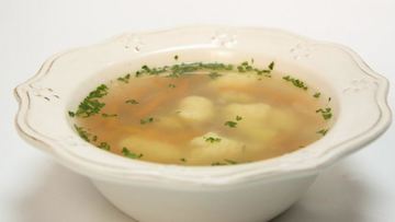 Рецепт Супа с манными клецками