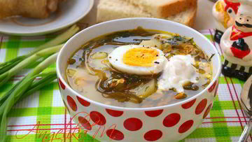 Рецепт Супа с морской капустой и зеленым горошком