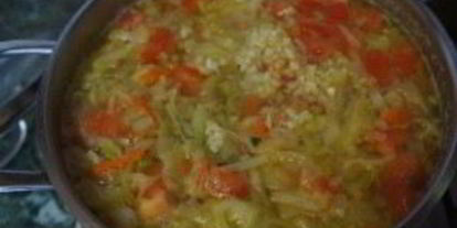 Шаг 6: супа, сжигающего калории