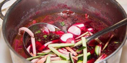 Шаг 14: свекольника холодного с ботвой