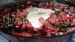 Рецепт Свекольника холодного