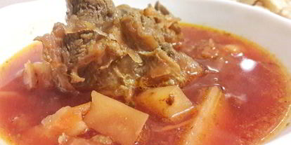 Шаг 8: свекольника классического с мясом