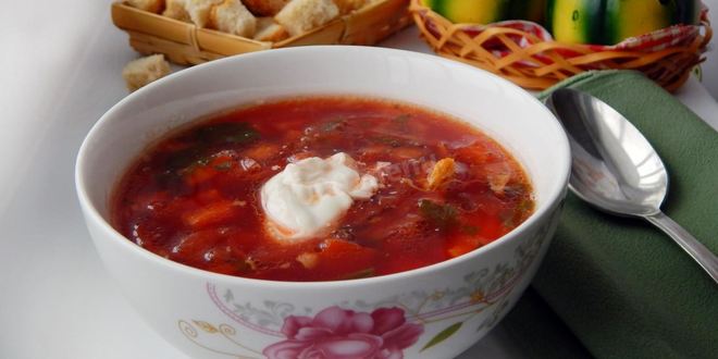 Рецепт свекольника с ботвой