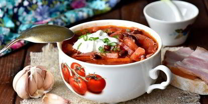 Шаг 3: свекольника с фасолью