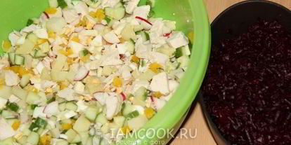 Шаг 5: свекольника с курицей