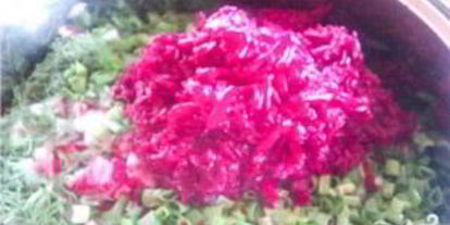 Шаг 3: свекольника с мясома