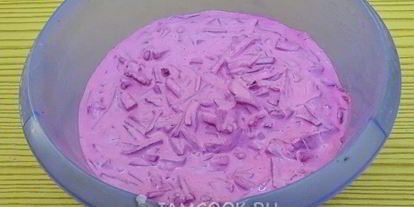 Шаг 8: свекольника с сосисками и сметаной