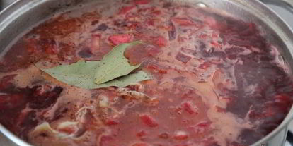 Шаг 7: свекольника с цыпленком