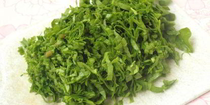 Шаг 6: свекольника со щавелем, фасолью и шампиньонами