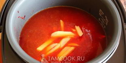 Шаг 12: свекольника в мультиварке