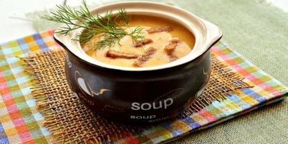 Шаг 3: сырного крема-супа с курицей