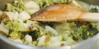 Шаг 6: сырного супа-пюре с брокколи