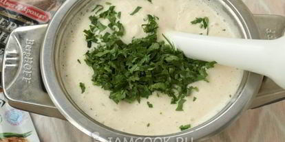 Шаг 6: сырного супа-пюре с картофелем