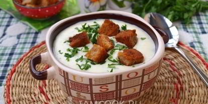 Шаг 7: сырного супа-пюре с картофелем