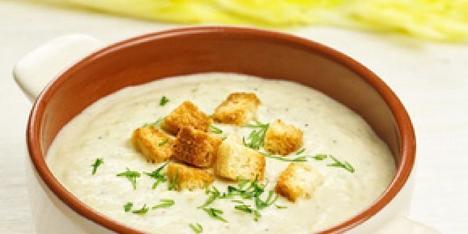 Рецепт сырного супа-пюре с сельдереем