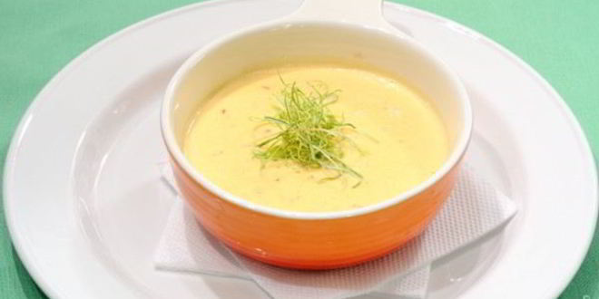 Рецепт сырного супа пюре