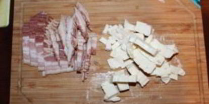 Шаг 1: сырного супа с беконом