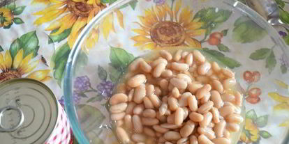 Шаг 3: сырного супа с белой фасолью