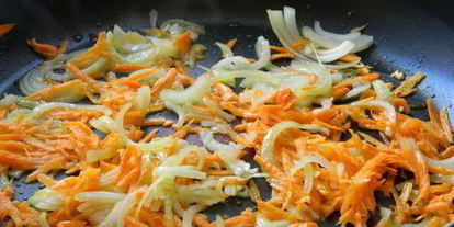 Шаг 4: сырного супа с горошком и капустой