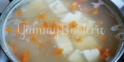 Шаг 5: сырного супа с грибами