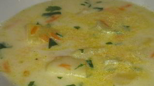 Рецепт Сырного супа с картошкой