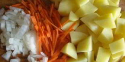 Шаг 1: сырного супа с картошкой