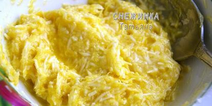 Шаг 6: сырного супа с клецками из кабачка и сыра джюгас