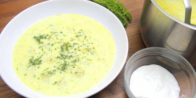 Рецепт сырного супа с клецками