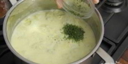 Шаг 10: сырного супа с клецками