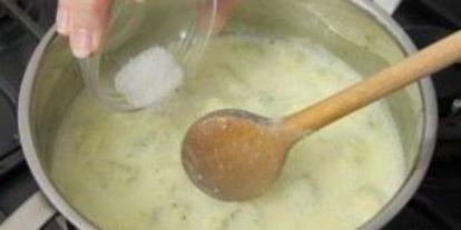 Шаг 9: сырного супа с клецками