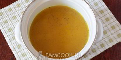 Шаг 3: сырного супа с копченой курицей