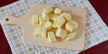 Шаг 7: сырного супа с копченой курицей