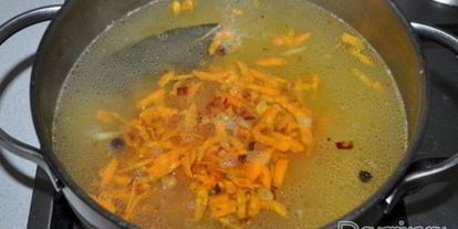 Шаг 3: сырного супа с копченостями