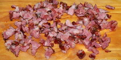 Шаг 4: сырного супа с копченостями