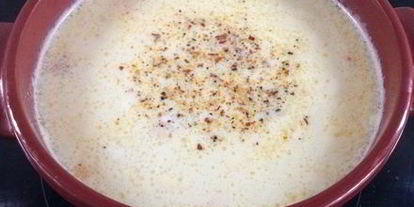 Шаг 8: сырного супа с семгой и креветками