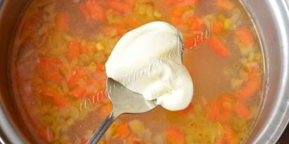 Шаг 7: сырного супа с семгой