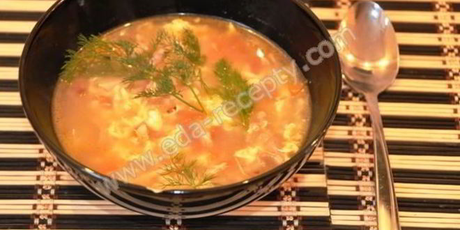 Рецепт Сырного супа с сухариками и плавленым сыром