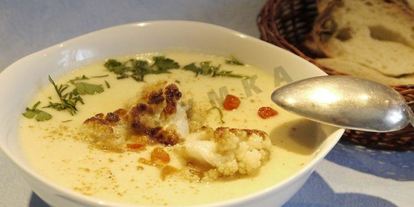 Шаг 4: сырного супа с цветной капустой и сливками