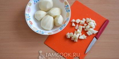 Шаг 3: сырного супа с зеленым горошком