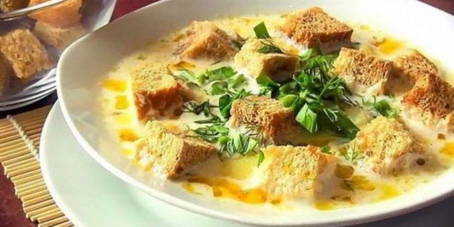 Рецепт Сырного супчика с картофелем и морковью