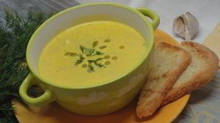 Рецепт Тосканского супа из белой фасоли с гренками