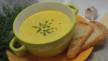 Рецепт Тосканского супа из белой фасоли с гренками