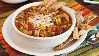 Рецепт Цветного супа помидоры-моцарелла