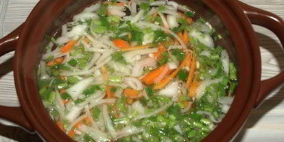 Шаг 1: хитрой ухи ны куринома бульоне