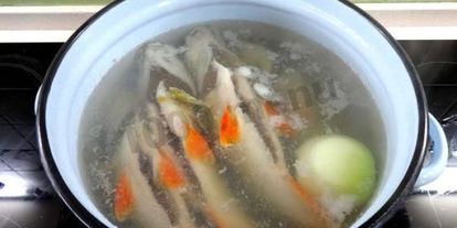 Шаг 1: рыбного супа уха из речной рыбы