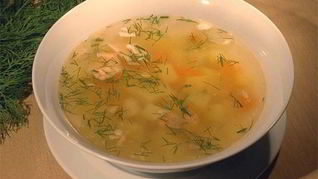 Рецепт Ухи из брюшек семги