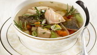 Рецепт Ухи из ершей с корнем сельдерея