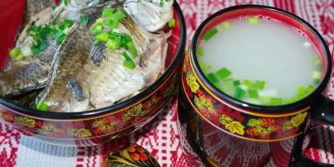 Рецепт ухи из карасей
