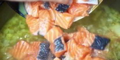 Шаг 5: ухи из красной рыбы со сливками